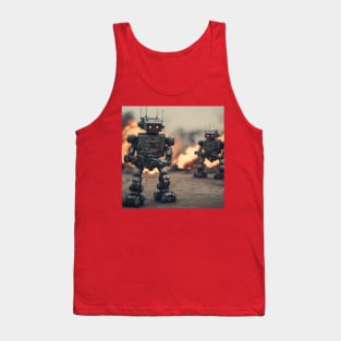 Robot Attack Tank Top